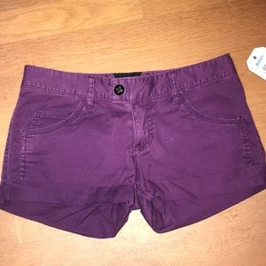 purple shorts